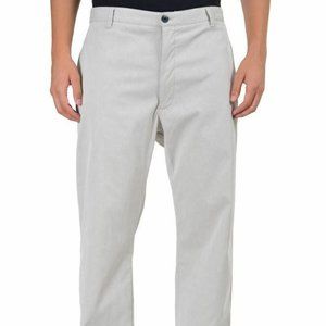 Armani Collezioni Gray Straight Leg Casual Pants
